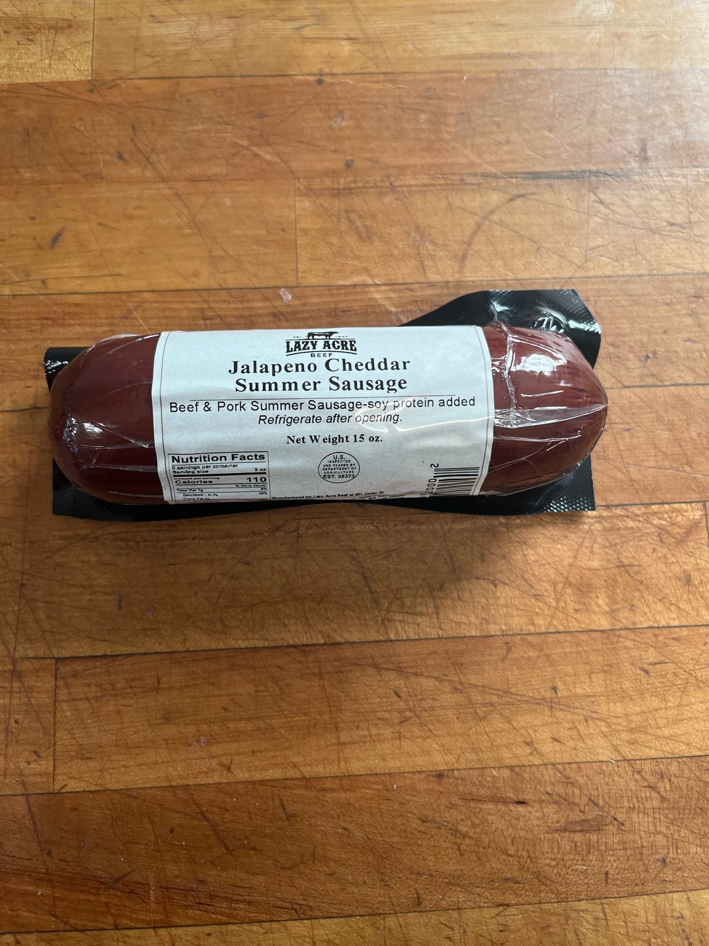 Jalapeno Summer Sausage 1lb